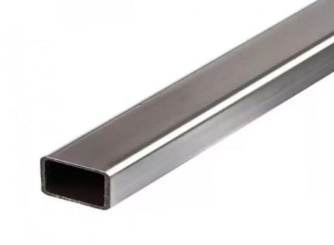 Трубы нержавеющие электросварные ЭСВ прямоугольные 20х10х1.5 зерк имп ASTM A554, длина 6 м, марка AI