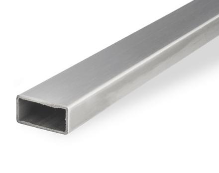 Трубы нержавеющие электросварные ЭСВ прямоугольные 30х15х1.5 матовая EN 10219-2, длина 6 м, марка AI