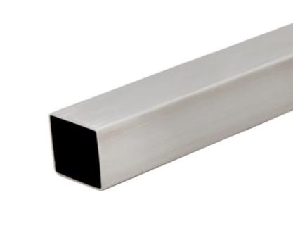 Трубы нержавеющие электросварные ЭСВ квадратные 30х1.5 шлиф имп ASTM A554, длина 6 м, марка AISI 430