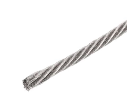 Трос DIN 3055, из нерж. стали А4 (316L) 3,0мм (7х7) (500М)