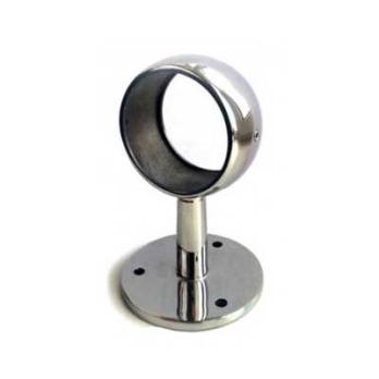 Пристенное крепление шаровидное сквозное AISI 304 38 (зеркало)