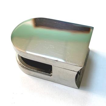 Стеклодержатель для трубы 38 (8мм) AISI 304 50х40х25 зеркало