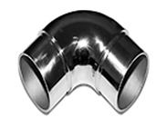 Отвод поручня AISI 304 38х1.5 угольник (зеркало)