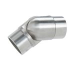 Отвод поручня AISI 304 38.1х1.5х100 регулируемый, внутр. (зеркало)